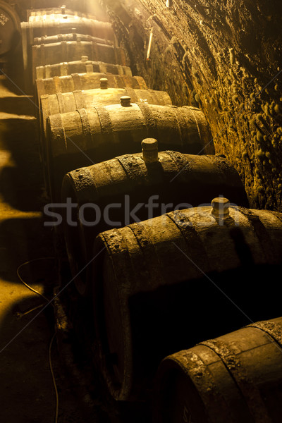 [[stock_photo]]: Cave · à · vin · République · tchèque · réservoir · production · Winery