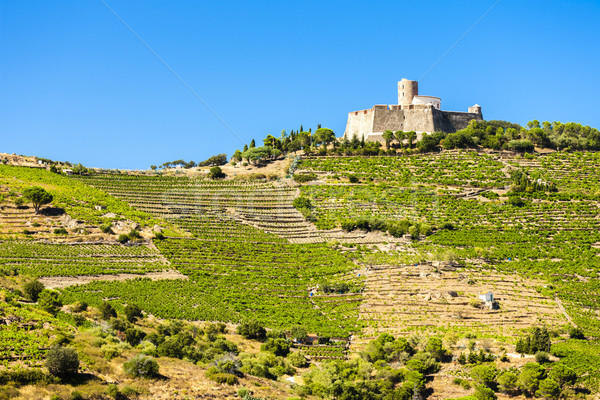 Saint Elme fortress, Languedoc-Roussillon, France Stock photo © phbcz
