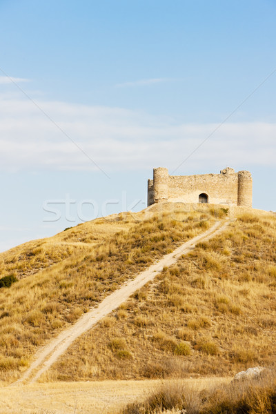 castle near Villar de la Encina, Castile-La Mancha, Spain Stock photo © phbcz