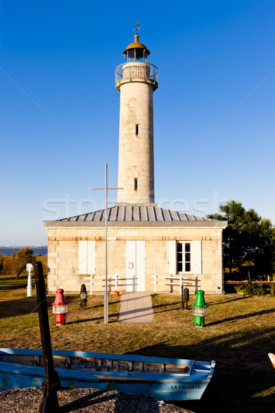 Stock photo: Richard Lighthouse, Gironde Department, Aquitaine, France