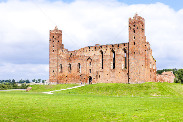 [[stock_photo]]: Ruines · château · Pologne · Voyage · architecture · histoire