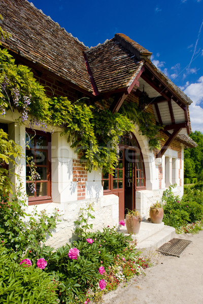 garden of Chateau du Moulin, Lassay-sur-Croisne, Centre, France Stock photo © phbcz