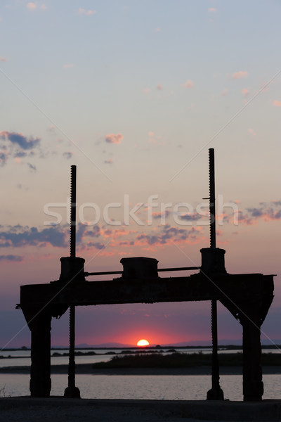 Stock photo: sunset in Camargue, Provence, France
