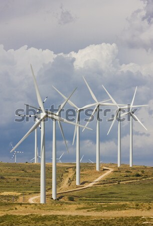 Espanha indústria energia poder vento Foto stock © phbcz