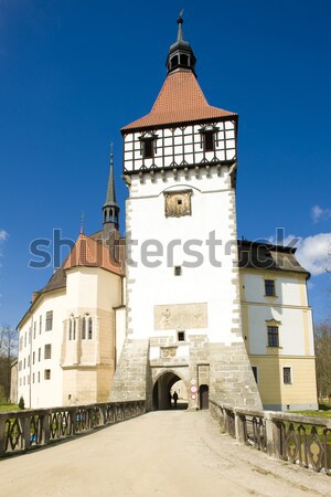 Casa buena pastor Bratislava Eslovaquia edificios Foto stock © phbcz