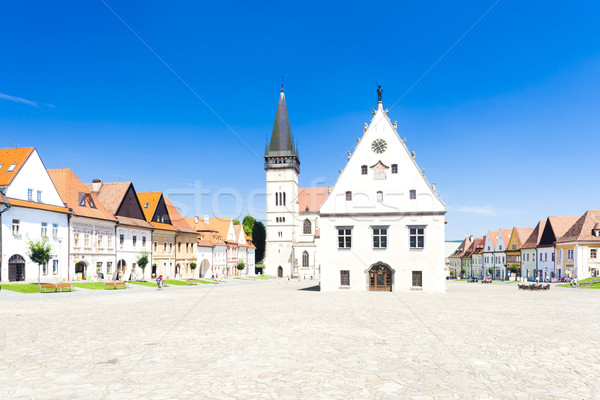 Town Hall Square, Bardejov, Slovakia Stock photo © phbcz