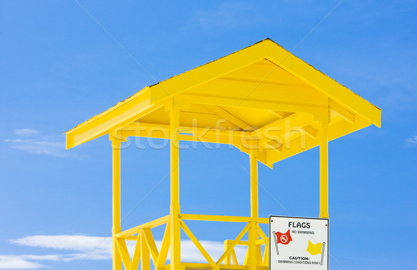 cabin on the beach, Enterprise Beach, Barbados, Caribbean Stock photo © phbcz