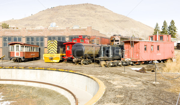 Colorado Eisenbahn Museum USA Plattenspieler Stock foto © phbcz