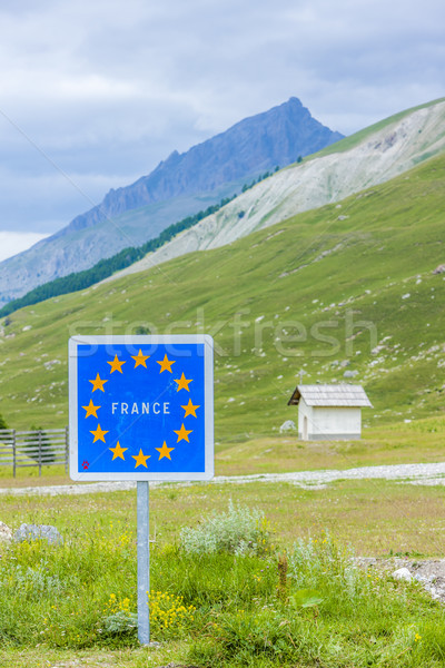 Col de Larche, Mercantour National Park, France Stock photo © phbcz