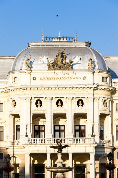 Teatro Bratislava Eslovaquia edificio teatro arquitectura Foto stock © phbcz