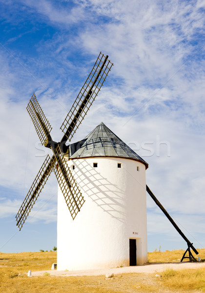 windmill, Campo de Criptana, Castile-La Mancha, Spain Stock photo © phbcz