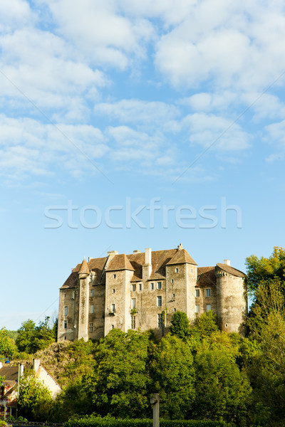 Stock photo: Boussac Castle, Creuse Department, Limousin, France