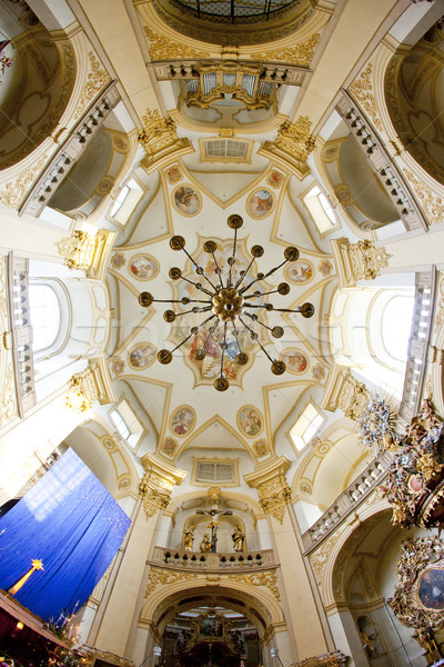 Interieur bedevaart kerk Polen reizen gebouwen Stockfoto © phbcz