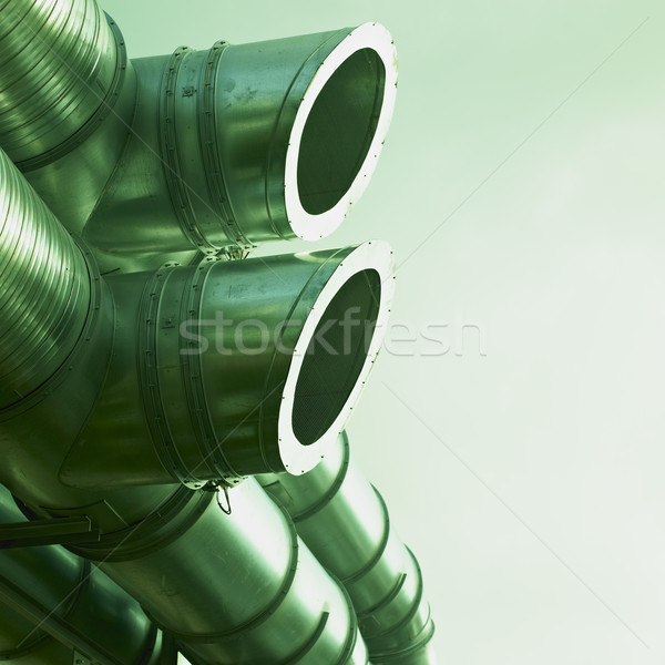 Industrial pipes objetos instrumento ao ar livre equipamento Foto stock © phbcz