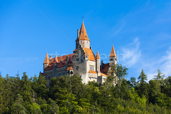 Castillo República Checa viaje arquitectura Europa historia Foto stock © phbcz