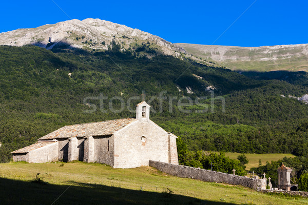 Chapel Notre-Dame near Vergons, Provence, France Stock photo © phbcz