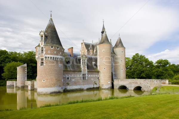 Chateau du Moulin, Lassay-sur-Croisne, Centre, France Stock photo © phbcz