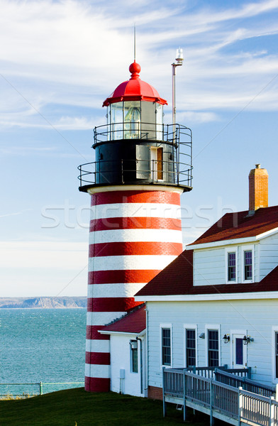 Ouest tête phare Maine USA bâtiment [[stock_photo]] © phbcz