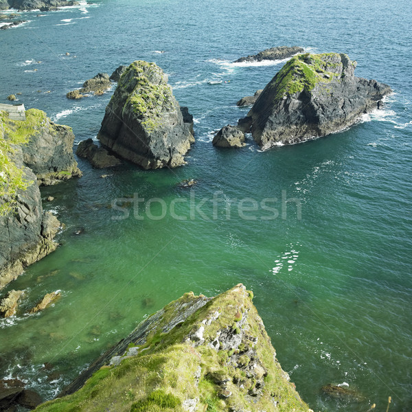 Seenlandschaft Irland Meer Landschaften Felsen Klippe Stock foto © phbcz