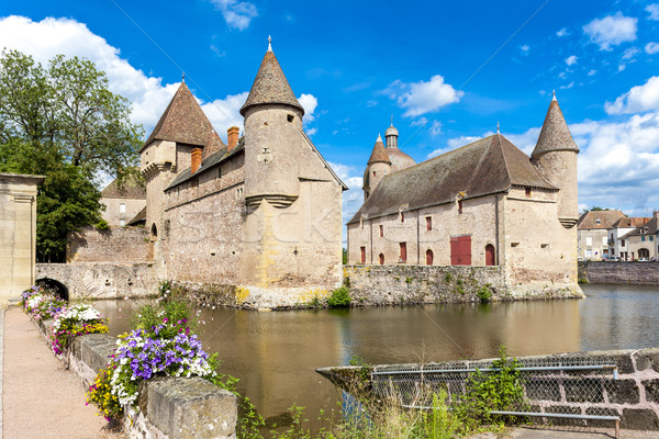 Chateau de la Clayette, Burgundy, France Stock photo © phbcz