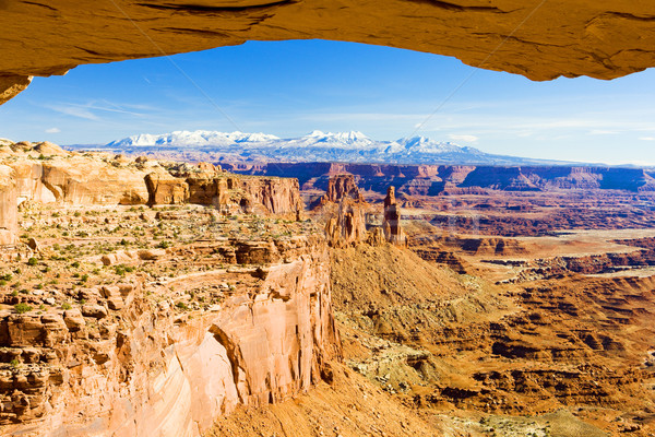 Mesa Arch, Canyonlands National Park, Utah, USA Stock photo © phbcz