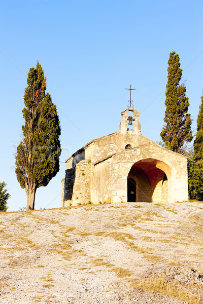 Chapel St. Sixte near Eygalieres, Provence, France Stock photo © phbcz