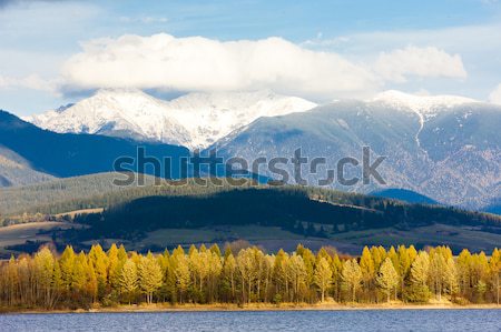 Liptovska Mara with Western Tatras at background, Slovakia Stock photo © phbcz