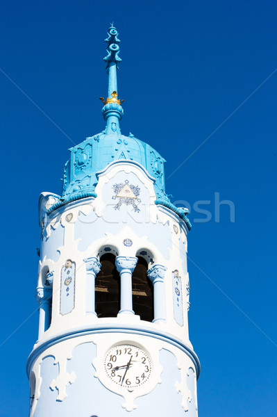 Pormenor igreja húngaro azul Bratislava Foto stock © phbcz