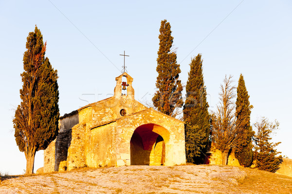 Chapel St. Sixte near Eygalieres, Provence, France Stock photo © phbcz