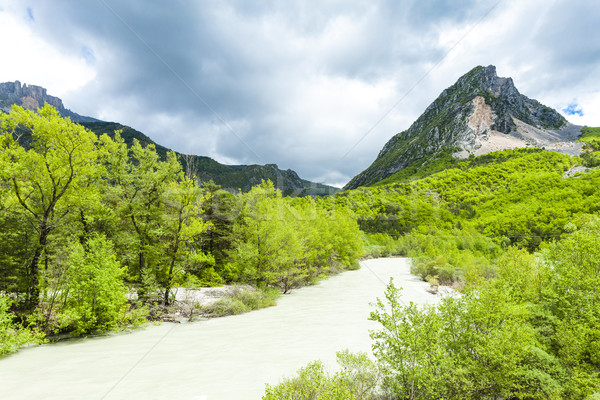 valley of river Verdon in spring, Provence, France Stock photo © phbcz
