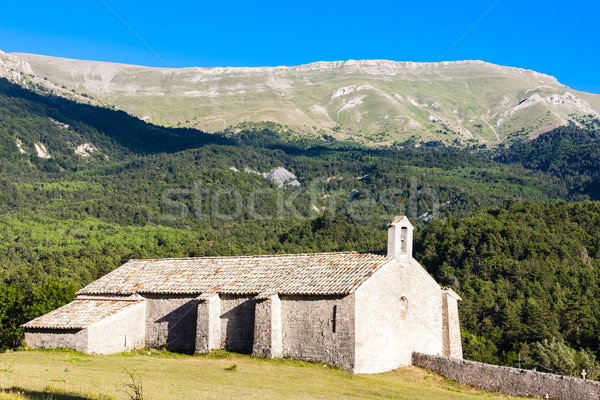 Chapel Notre-Dame near Vergons, Provence, France Stock photo © phbcz