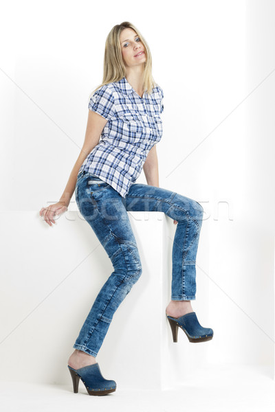 woman in clogs