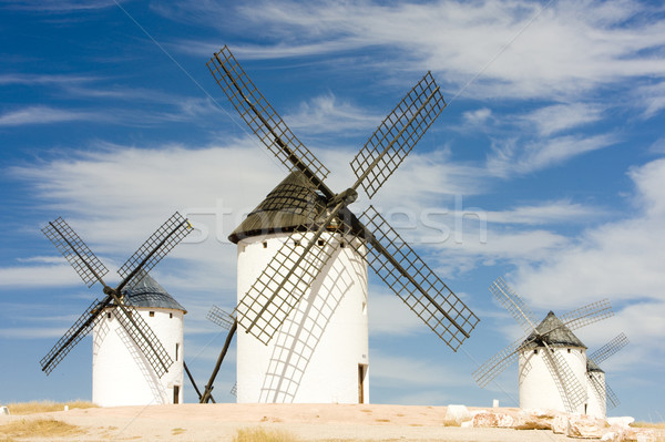 Stock photo: windmills, Campo de Criptana, Castile-La Mancha, Spain