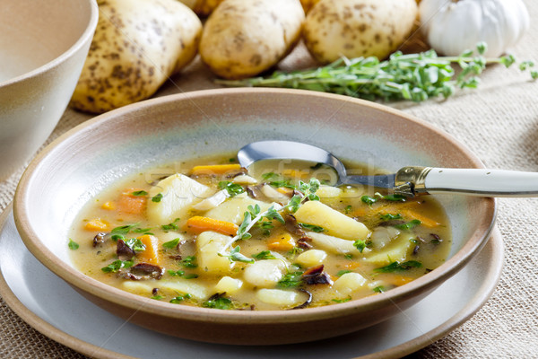 potato soup Stock photo © phbcz