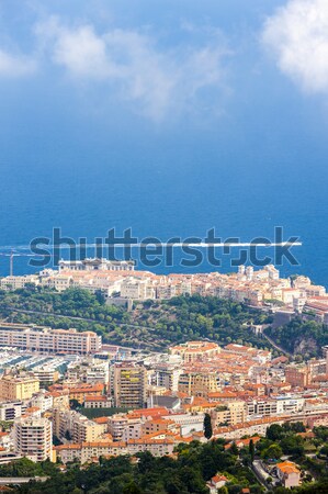 Foto stock: Vista · Mónaco · ciudad · mar · Europa · paisaje · urbano