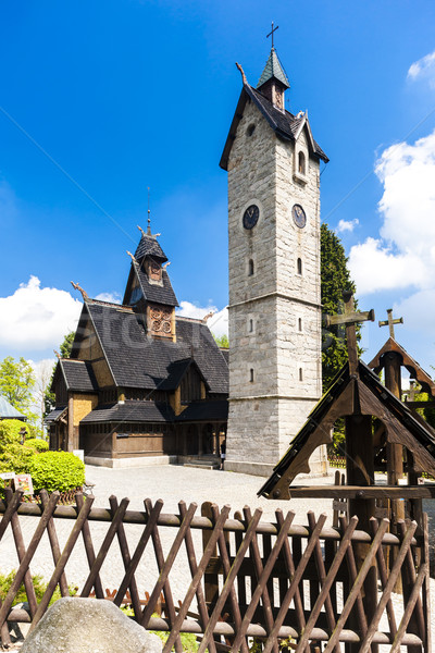 Karpacz Church, Silesia, Poland Stock photo © phbcz