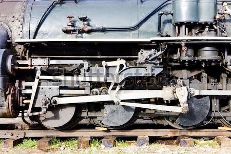 detail of steam locomotive, Alamosa, Colorado, USA Stock photo © phbcz