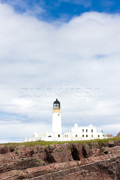 Foto stock: Faro · tierras · altas · Escocia · edificio · rock · arquitectura