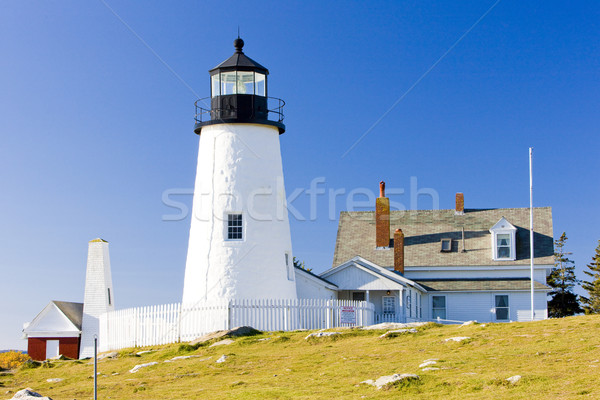 lighthouse Pemaquid Point Light, Maine, USA Stock photo © phbcz
