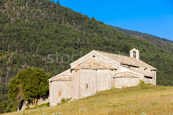 Chapel Notre-Dame near Vergons, Provence, France Stock photo © phbcz