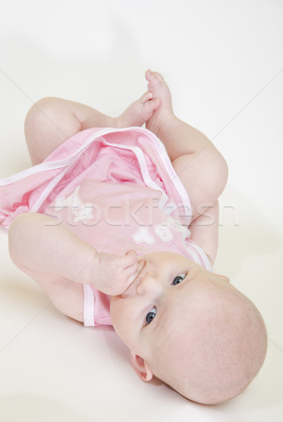 Couché enfants enfant filles Kid [[stock_photo]] © phbcz