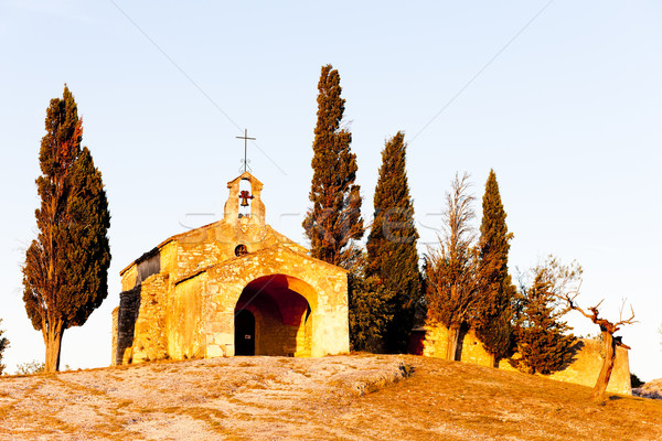 Chapel St. Sixte near Eygalieres, Provence, France Stock photo © phbcz