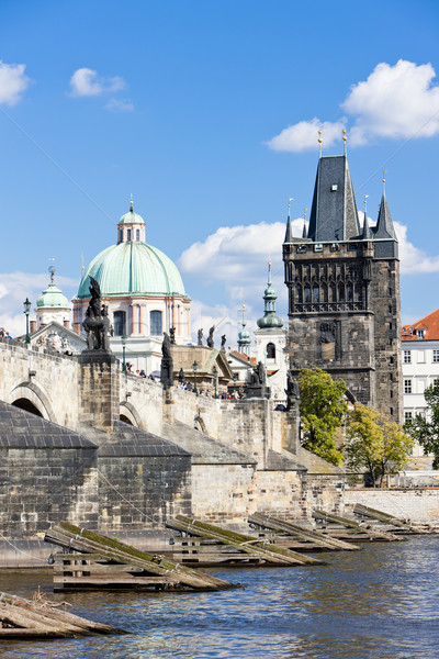 Charles bridge, Prague, Czech Republic Stock photo © phbcz