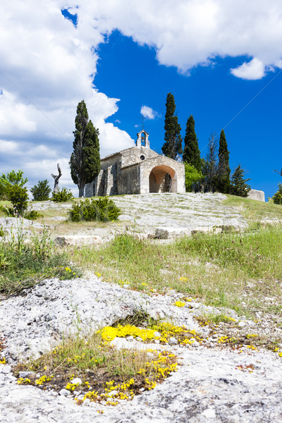 Chapel St. Sixte near Eygalieres, Provence, France Stock photo © phbcz