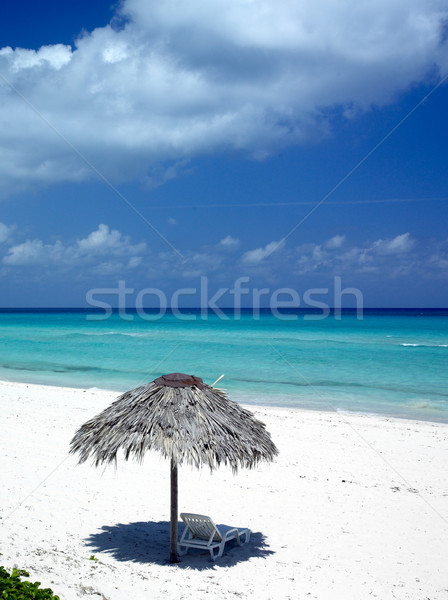 Kuba Strand Wasser Meer Sommer Paradies Stock foto © phbcz