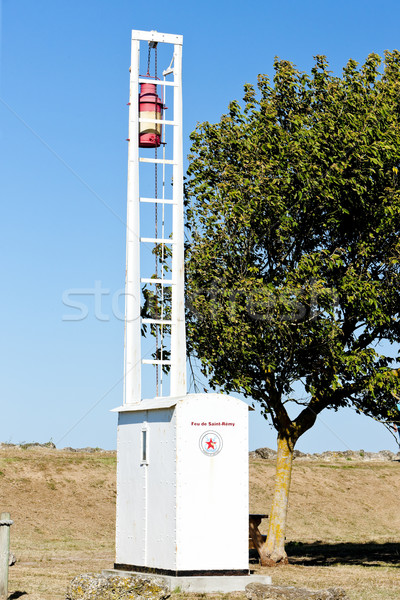 Stock photo: Richard Lighthouse, Gironde Department, Aquitaine, France