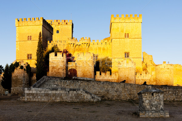 Castle of Ampudia, Castile and Leon, Spain Stock photo © phbcz