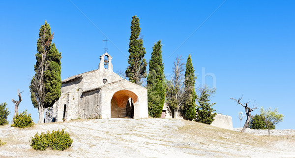 Chapel St. Sixte near Eygalieres, Provence, France Stock photo © phbcz