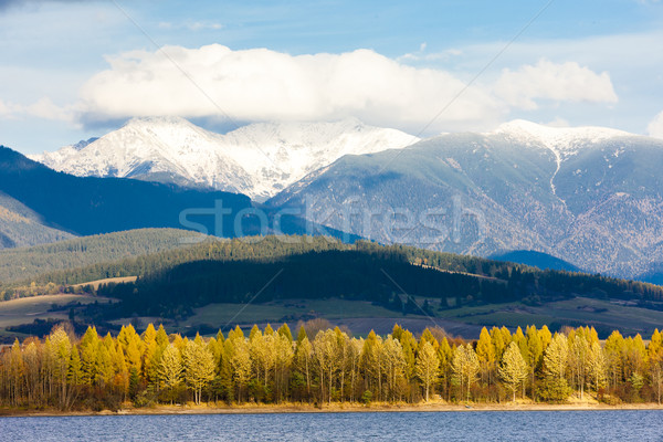 Ocidental Eslováquia neve montanhas outono europa Foto stock © phbcz
