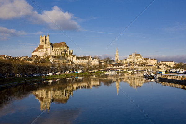Auxerre, Burgundy, France Stock photo © phbcz